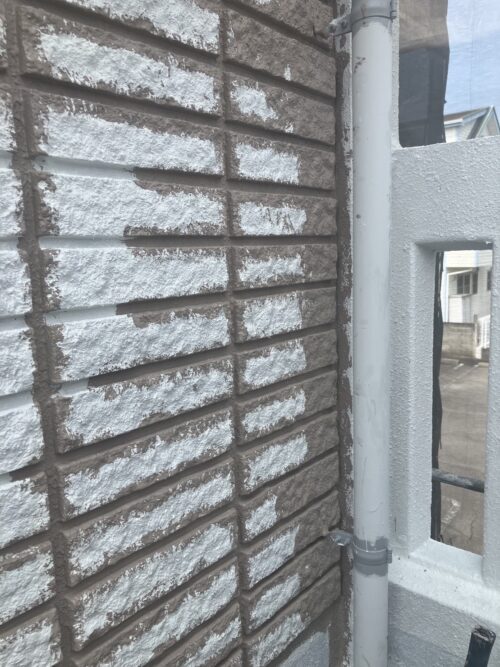 アステックペイント　リファイン無機1000-IR　グレージュ1回目（中塗り）