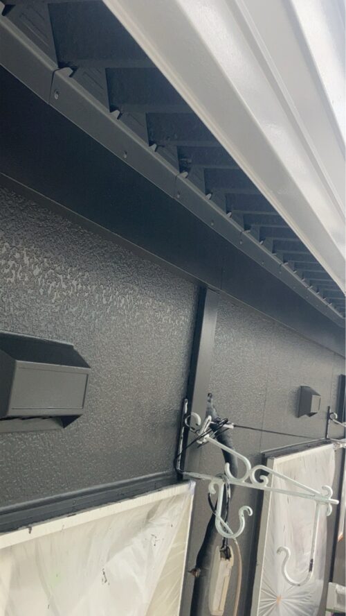 折半屋根裏板金補強後仕上げ