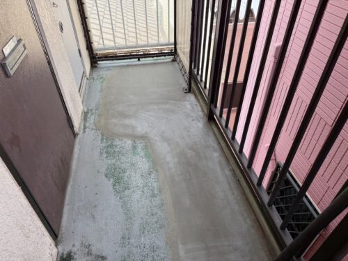 通路防水モルタル施工
