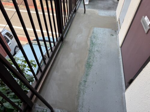 通路防水モルタル施工