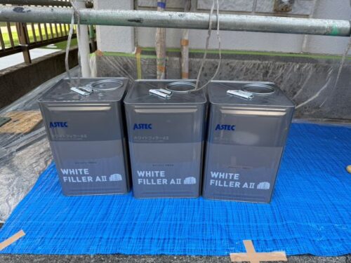 外壁微弾性フィラー　ホワイトフィーラーAⅡ