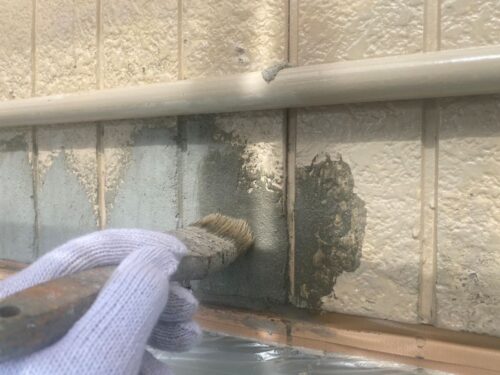 外壁カチオンセメント補修