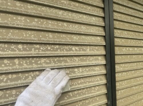 雨戸ペーパー掛け