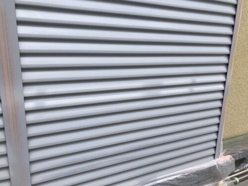 雨戸錆止め施工後
